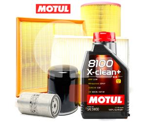 Kit Tagliando Filtri +7 LT Olio Motul 5W30 Per BMW Serie 3 E90 E91 E92 325i 330i