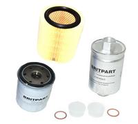 KIT TAGLIANDO FILTRI ARIA CARBURANTE LAND ROVER DEFENDER 2.0 MPI EX CARABINIERI