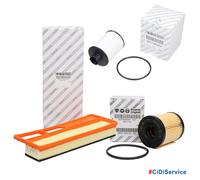 Kit Tagliando Filtri Aria Olio Purflux Carburante Originali Fiat Panda 1.3 Mjet