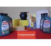 Kit tagliando filtri BOSCH/UFI compL + olio motore CASTROL MAZDA 2 1.4 CD 2003 >