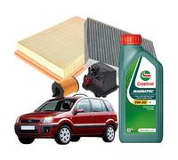 Kit tagliando Filtri e olio 5W30 Ford Fiesta V 1.6 Tdci