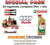 Kit Tagliando Filtri E Olio Audi A6 2.5 Tdi 132Kw 180Cv 02/00- 01/05