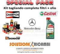 Kit Tagliando Filtri E Olio Mercedes Classe C C 180 95Kw 129Cv 10/00- 05/02