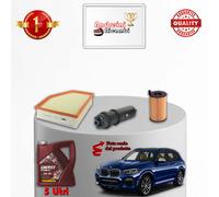 KIT TAGLIANDO FILTRI E OLIO PER BMW X3 G01 18 D xD 100KW 136CV DAL 2018 ->