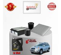 KIT TAGLIANDO FILTRI E OLIO PER TOYOTA RAV 4 II 2.0 D4-D 16V 85KW 116CV 2004 -