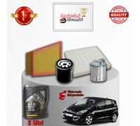 KIT TAGLIANDO FILTRI E OLIO RENAULT SCENIC III 1.5 dCi 81KW 110CV DAL 2009 ->