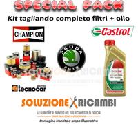 Kit Tagliando Filtri E Olio Skoda Superb 1.9 Tdi 77Kw 105Cv 10/05- 05/07