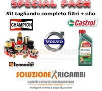 Kit Tagliando Filtri E Olio Volvo C70 I 2.3 T5 180Kw 245Cv 07/02- 10/05
