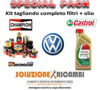 Kit Tagliando Filtri E Olio Vw MultIVan V 2.5 Tdi 96Kw 130Cv 04/03-