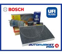 KIT TAGLIANDO FILTRI FIAT STILO 1.9 1900 JTD BOSCH UFI MICRONAIR ABITACOLO