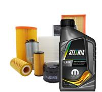 Kit Tagliando Filtri Misti + Olio Motore Selenia WR 5W30 Per Alfa Romeo 159