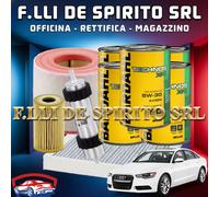 KIT TAGLIANDO FILTRI OLIO BARDAHL 5W30 AUDI A6 2.0 TDI DAL 2011