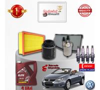 KIT TAGLIANDO FILTRI OLIO CANDELE VW EOS 1.4 TSI 118KW 160CV DAL 2008 ->