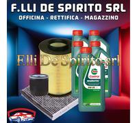 KIT TAGLIANDO FILTRI OLIO CASTROL 5W20 FORD FOCUS - KUGA - C MAX 1.0-1.5-1.6-2.0