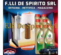 KIT TAGLIANDO FILTRI OLIO CASTROL 5W30 BMW X1 16D 18D 20D 23D 25D