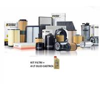 KIT TAGLIANDO FILTRI +OLIO CASTROL VW UP 1.0 BENZINA - 1.0 METANO ECO