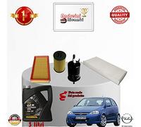 KIT TAGLIANDO FILTRI + OLIO CORSA C 1.0i 12V 43KW 58CV DAL 2003 -> 2006