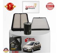 KIT TAGLIANDO FILTRI + OLIO HYUNDAI i10 1.1 49KW 67CV DAL 2008 -> 2010