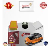 KIT TAGLIANDO FILTRI + OLIO LANCIA YPSILON 1.2 44KW 60CV DAL 2007 -> 2011
