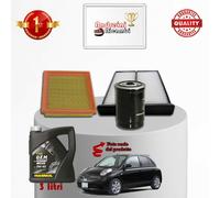 KIT TAGLIANDO FILTRI + OLIO PER NISSAN MICRA III 1.2 12V 48KW DAL 2003 -> 2010