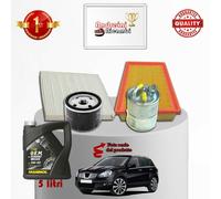 KIT TAGLIANDO FILTRI + OLIO PER NISSAN QASHQAI 1.5 dCi 78KW 106CV DAL10 -> 2014