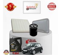 KIT TAGLIANDO FILTRI + OLIO PER tOYOTA YARIS II 1.0 12V 51KW 69CV 2010 - 2011