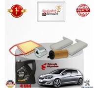 KIT TAGLIANDO FILTRI + OLIO PEUGEOT 308 II 1.6 HDi FAP 68KW 92CV DAL 2014 ->