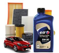 Kit tagliando Filtri + Olio Renault Clio IV 1.5 dCi