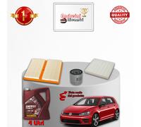 KIT TAGLIANDO FILTRI + OLIO VW GOLF VII 1.0 TSI 63KW 86CV DAL 2017 ->