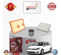 KIT TAGLIANDO FILTRI + OLIO VW GOLF VII 1.4 TSI CNG ECO 81KW 110CV DAL 2013 ->