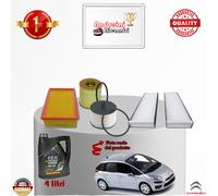KIT TAGLIANDO FILTRI + OLIO xCITROEN C4 PICASSO 2.0 HDi 100KW 136CV DAL 2006 ->
