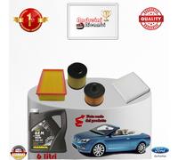KIT TAGLIANDO FILTRI + OLIO xFord FOCUS CABRIO 2.0 TDCi 100KW DAL 2009 -> 2010