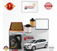 KIT TAGLIANDO FILTRI + OLIO xOPEL ZAFIRA C 2.0 CDTi 81KW 110CV DAL 2011 ->