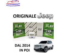 KIT TAGLIANDO FILTRI ORIGINALI + OLIO SELENIA JEEP RENEGADE 1.6 2.0 CRD multijet