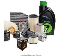 Kit Tagliando Filtri Tecnocar e 5L Olio Citroën C4 Coupé 2.0 16V 04- 130KW 177CV