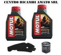 KIT TAGLIANDO FILTRO ARIA+OLIO 2LT MOTUL APRILIA SCARABEO LIGHT 400-500 400 2007