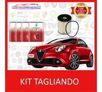 KIT TAGLIANDO FILTRO OLIO + 4LT OLIO SELENIA K 5W40 ALFA ROMEO MITO 1.4 MULTIAIR