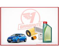 KIT TAGLIANDO FORD C-max II 1.6 Tdci 115cv 85kw + 4lt OLIO MOTORE 5w30 A5