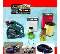 KIT TAGLIANDO FORD C-MAX II FOCUS III 3 KUGA 1.5 TDCI CASTROL 0W30 + 4 FILTRI