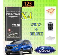 KIT TAGLIANDO FORD ECOSPORT 1.0 EcoBoost 101 CV OLIO 5W30 + 3 FILTRI