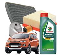 Kit Tagliando Ford Ecosport 1.5 Tdci 4 Filtri + 4 Lt Castrol Magnatec 5w30 A5