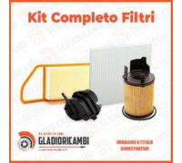 Kit tagliando Ford Fiesta 1.4 TDCI e Citroen Peugeot Filtro Aria Olio
