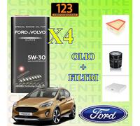 KIT TAGLIANDO FORD FIESTA VII 1.0 EcoBoost 101 CV OLIO 5W30 + 3 FILTRI