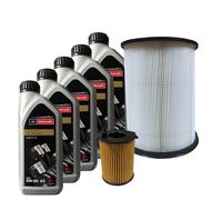 Kit Tagliando Ford Focus II III C - Max 1.6 TDCi 2 Filtri 5L Olio Ford 5W30