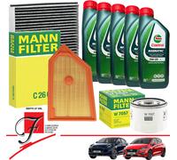 KIT TAGLIANDO FORD PUMA FIESTA 1.0 1.1 ECOBOOST 3 FILTRI + 5LT CASTROL 5W20 E