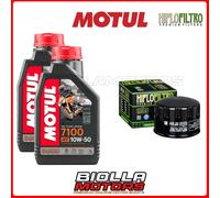 KIT TAGLIANDO GILERA 500 Nexus / SP 2011 FILTRO OLIO MOTUL 7100 10W50 2x104097+H