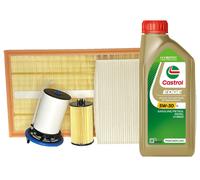 KIT TAGLIANDO GOLF 7 VII 1.6 2.0 TDI E GTD + 5LT OLIO CASTROL EDGE LL 5W30