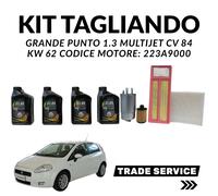 Kit Tagliando GRANDE PUNTO CV 84 KW 62 + 4LT WR 5W30
