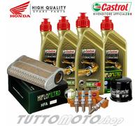 KIT TAGLIANDO HONDA CB600N 2012 OLIO CASTROL FILTRI CANDELE