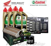 KIT TAGLIANDO HONDA CBF 600 N ABS 2010 OLIO CASTROL FILTRI PASTIGLIE CBF600 N